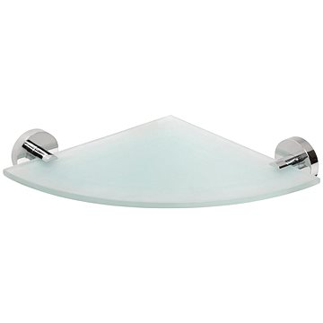 

SAPHO X-ROUND E skleněná polička rohová 250x250mm, chrom