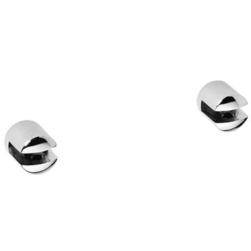

SAPHO X-ROUND pár malých držáků poličky bez skla, 8 mm, chrom