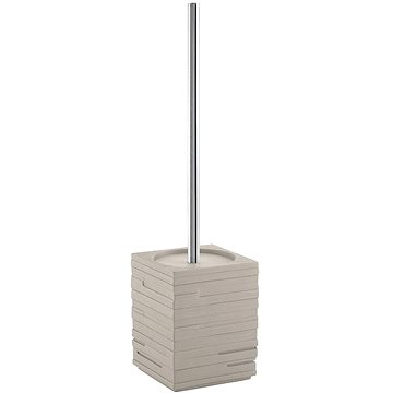 

GEDY QUADROTTO WC štětka na postavení, tortora