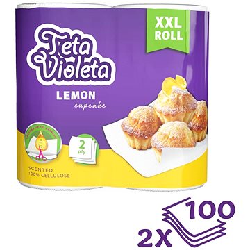 

VIOLETA Maxi 2 vrstvy / 2 role - vůně citronu