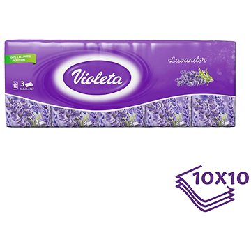 

VIOLETA Levandule (10 × 10 ks)