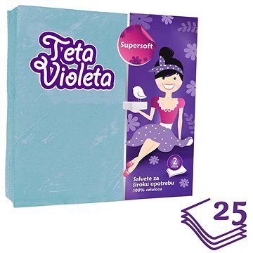 

VIOLETA 2vrstvé modré 25 ks