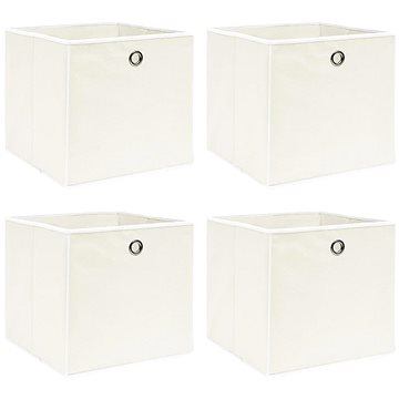 

Shumee Úložné boxy 32 × 32 × 32 cm, 4 ks, bílé
