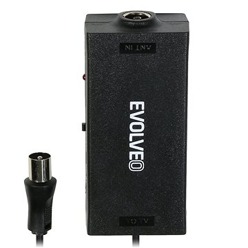 

EVOLVEO Amp 1, anténní zesilovač FM/DAB+/DVB-T2, filtr LTE,4G,5G