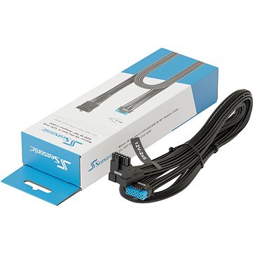Seasonic SS-16P-90°-12V-2x6-600 (Black)