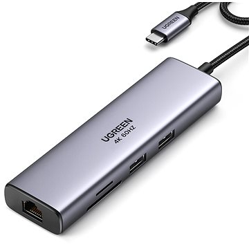 

UGREEN 7-in-1 USB-C to HDMI/2*USB 3.0/RJ45/SD/TF/PD100W