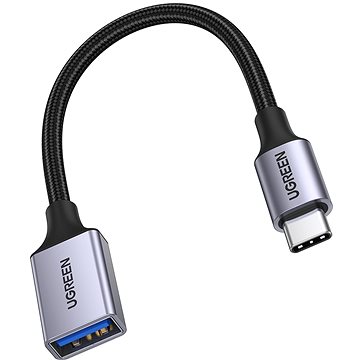

Ugreen USB-C to USB 3.0 OTG Cable Alu Case with Braid Black