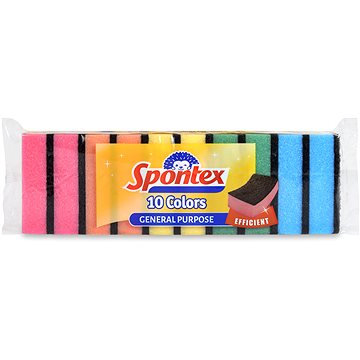 SPONTEX Colors houbičky 10 ks - Houbička na nádobí