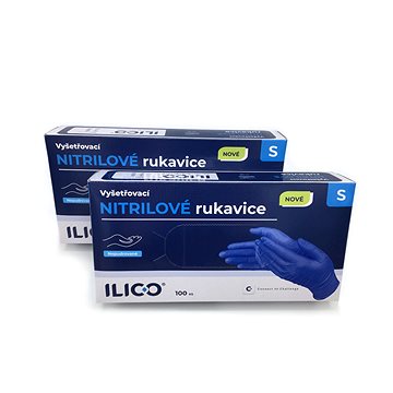 

ILICO nitrilové rukavice S, 100ks