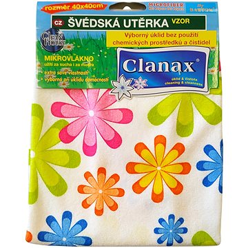 

CLANAX vzorovaná švédská utěrka 250 g, 40 × 40 cm