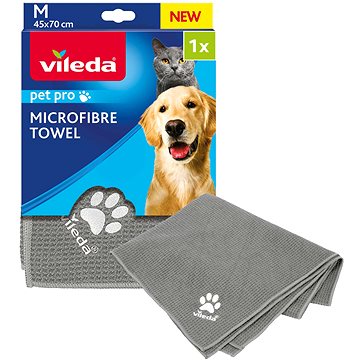 

VILEDA Pet ručník z mikrovlákna šedý