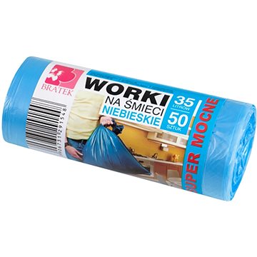 

BRATEK odolné pytle na odpad 35 l, 50 ks