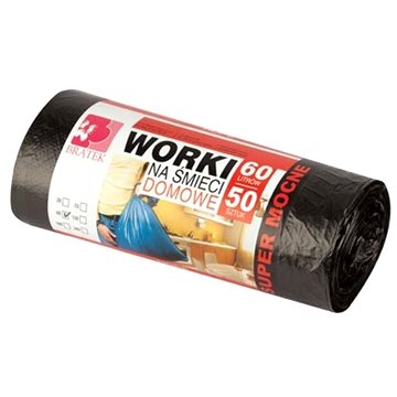 

BRATEK odolné pytle na odpad 60 l, 50 ks
