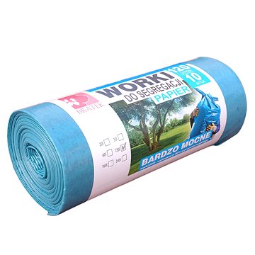 

BRATEK odolné pytle na odpad - papír 120 l, 10 ks