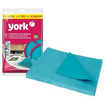 

YORK utěrka bavlněná 5+1 ks