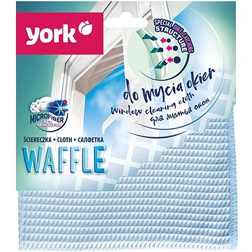 

YORK utěrka z mikrovlákna na okna waffle 1 ks
