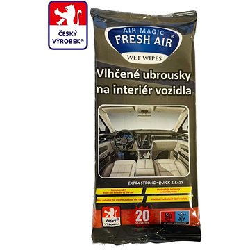 

Fresh Air čistící ubrousky na interiér vozidla, 20 ks