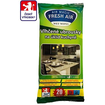 

Fresh Air čistící ubrousky na úklid kuchyně, 20 ks