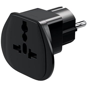 Goobay UK -> EU Power Adapter černý