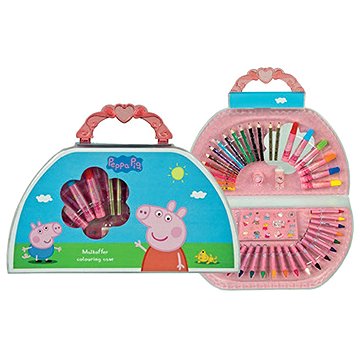 Undercover Výtvarný kufřík Peppa Pig, 51 ks