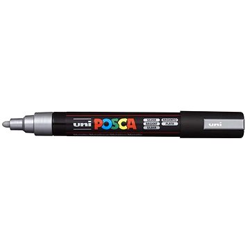 UNI PAINT Posca PC-5M, stříbrný, 1,8-2,5 mm