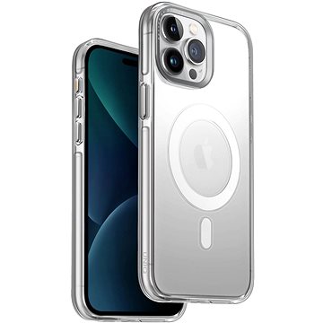 

UNIQ Calio MagClick ochranný kryt na iPhone 15 Pro Max, Nude (Transparent)