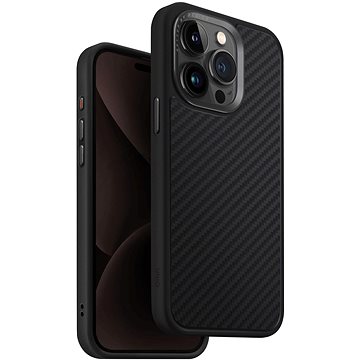 

UNIQ Keva MagClick ochranný kryt na iPhone 15 Pro Max, Carbon (Black)
