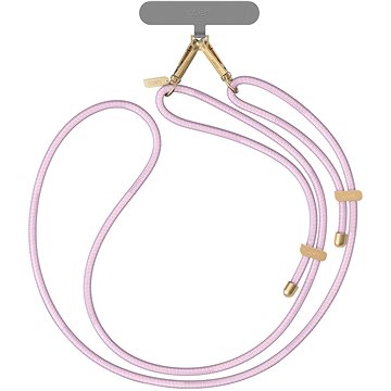 

UNIQ COEHL Laurel univerzální šňůrka na mobilní telefon, Misty mauve