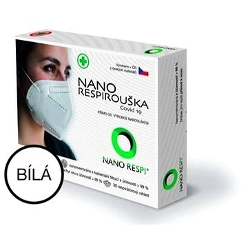 

NANORESPI® NANO ROUŠKA RR - bílá - vel. S - balení po 10 ks
