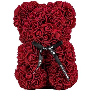 

Medvídárek Simple 25cm - tmavě červený