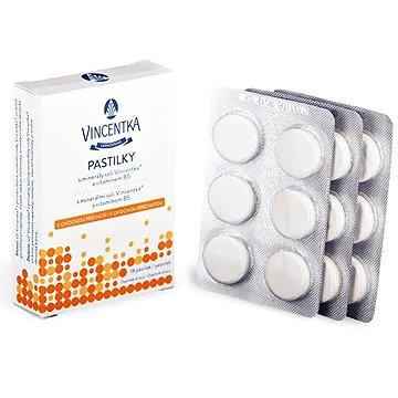 

Vincentka pastilky ovocné 18 ks