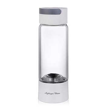 

Hydrogen-1 Glass generátor vodíkové vody 400ml, skleněná lahev - bílá