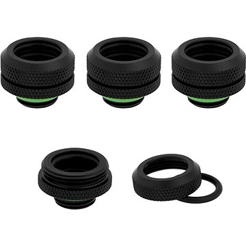 

Corsair Hydro X Series XF Hardline 14mm OD Fitting Four Pack Black