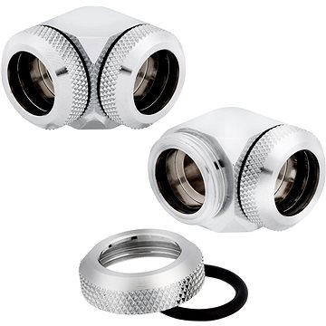 

Corsair Hydro X Series XF Hardline 90° 14mm OD Fitting Twin Pack Chrome
