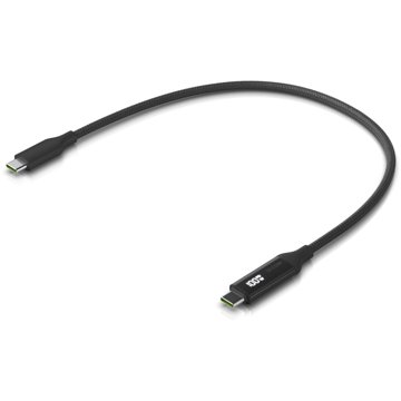 Ubiquiti Unify napájecí a datový kabel s displejem nabíjení, až 100 W, až 480 Mbps, 2 m, černý