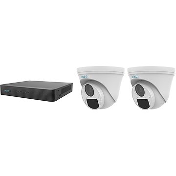 Uniarch by Uniview NVR-108E2-P8 + 2x IPC-T122-APF28K