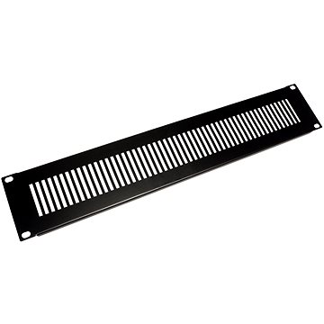 

VALUE 19" ventilační panel, 2U, černý