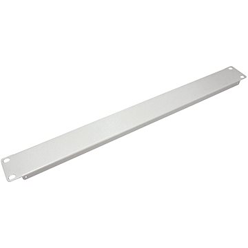 

VALUE 19" zaslepovací panel 1U, kovový, šedý