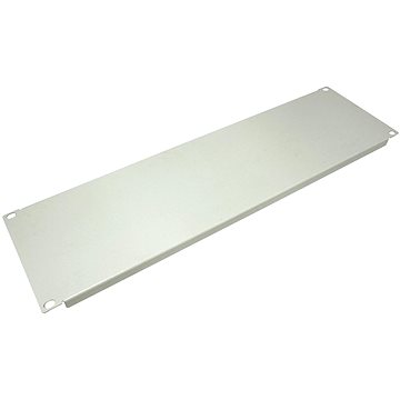 

VALUE 19" zaslepovací panel 3U, kovový, šedý