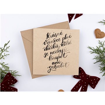 

BE NICE Přání - krásné Vánoce plné dárků