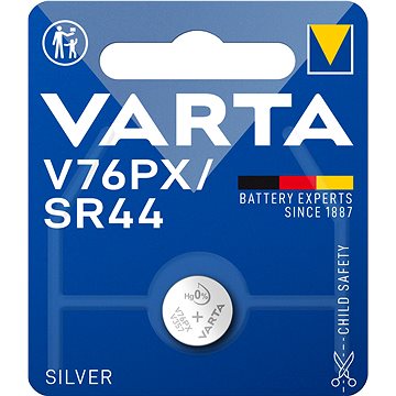 

VARTA speciální baterie s oxidem stříbra V76PX/SR44 1ks