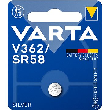 

VARTA speciální baterie s oxidem stříbra V362/SR58 1ks
