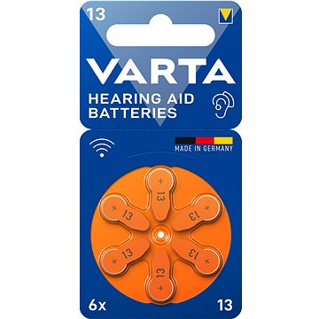 

VARTA baterie do naslouchadel VARTA Hearing Aid Battery 13 6ks