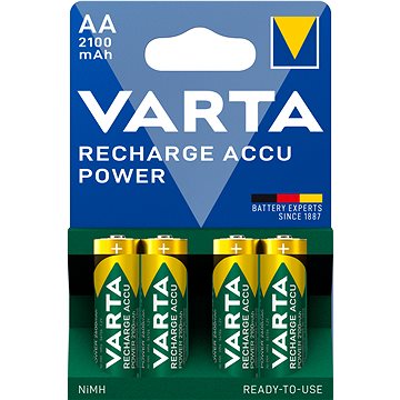 

VARTA nabíjecí baterie Recharge Accu Power AA 2100 mAh R2U 4ks