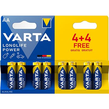 

VARTA Longlife Power 4+4 AA (Double Blister)