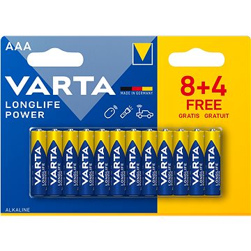 

VARTA Longlife Power 8+4 AAA (Double Blister)