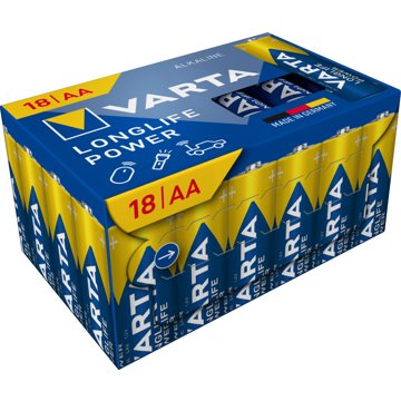 

VARTA Longlife Power 18 AA (Plastic free CUBE Tray)