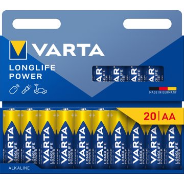 

VARTA Longlife Power 20 AA (Plastic free Double Blister)