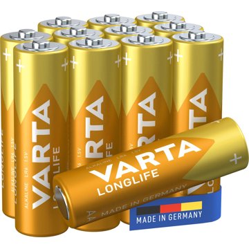 

VARTA Longlife 12 AA (Plastic free CUBE Tray)
