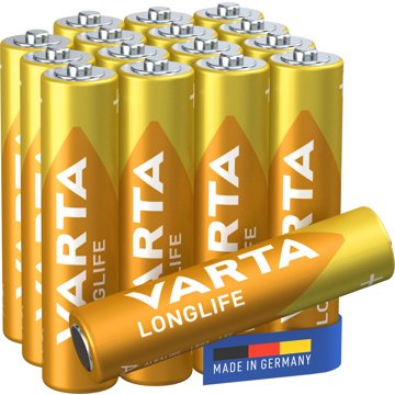 

VARTA Longlife 16 AAA (Plastic Free Wide Blister)